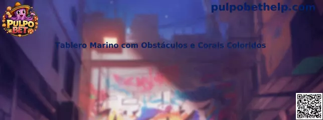 Tablero Marino com Obstáculos e Corais Coloridos
