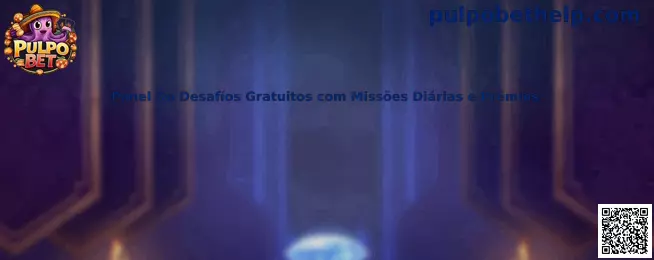 Panel De Desafíos Gratuitos com Missões Diárias e Prêmios