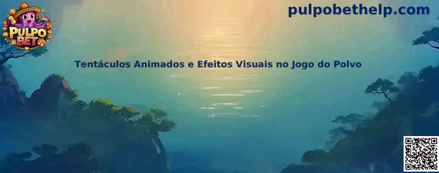 Tentáculos animados y efectos visuales en el juego del pulpo